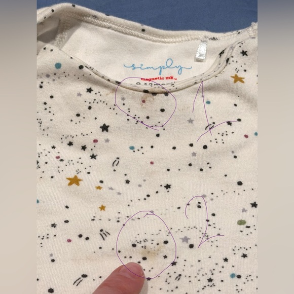 GUC Simply by MagneticMe Starry Night Baby Onesie (Size 9-12 mos) - Picture 3 of 6